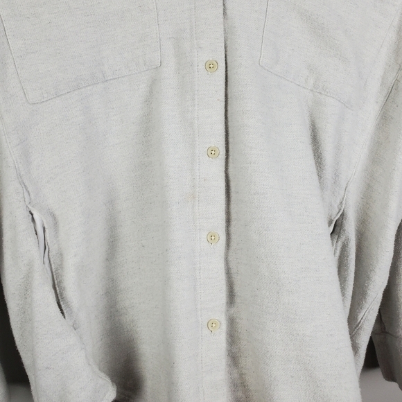 Madewell Light Gray Button Top Small - Picture 6 of 8